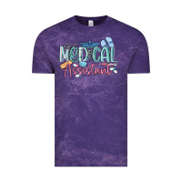 Cloud Purple medical assistant nurse Vintage Tee - MaliasSmallBusiness