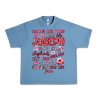 Pebble Blue believe like mary trust like joseph valentine s da Urban Heavy Tee - MaliasSmallBusiness