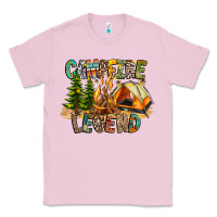 Bubblegum Pink Campfire Legend Classic Tee - CowhideDigitalArt