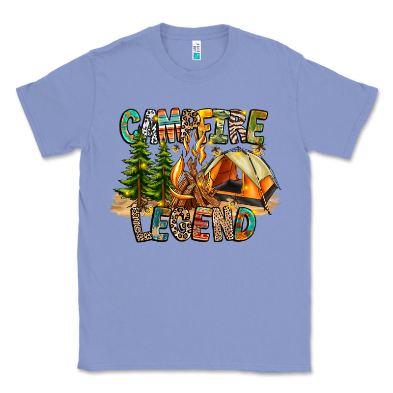 Campfire Legend Classic Tee by CowhideDigitalArt | Teevron