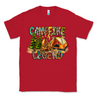 Red Campfire Legend Classic Tee - CowhideDigitalArt