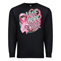 Black love hope cure Premium Sweatshirt - CowGirlArtShop