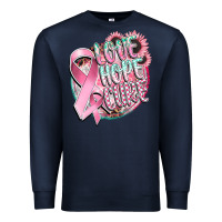 Love Hope Cure Premium Sweatshirt | Teevron