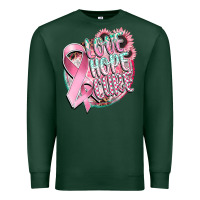 Sports Green love hope cure Premium Sweatshirt - CowGirlArtShop