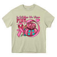 Mossy in october we wear pink Heavy Core Tee - JahusDesignShop