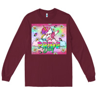 Burgundy Pride Day Lgbtq+ Tumbler Long Sleeve Tee - BundleAndBundleShop