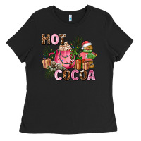 Black hot cocoa Ladies Tee - AdoDesignShop