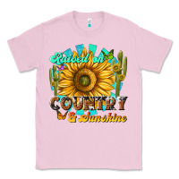 Bubblegum Pink raised on country  sunshine Classic Tee - NancyCooperArtShop