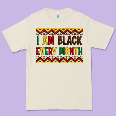 I Am Black Every Month Premium Tee Designed By Artiststas