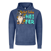 Vintage Denim not today heifer cow gnome Vintage Hoodie - MaliasSmallBusiness