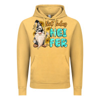 Vintage Mustard not today heifer cow gnome Vintage Hoodie - MaliasSmallBusiness