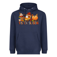 Navy tis the season Heavyweight Hoodie - CowGirlArtShop