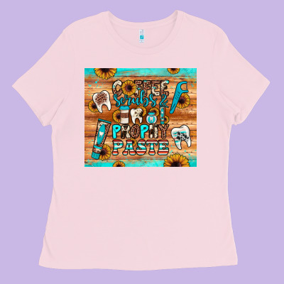 Coffee Scrubs And Prophy Paste Ladies Tee Designed By Jahusdesignshop