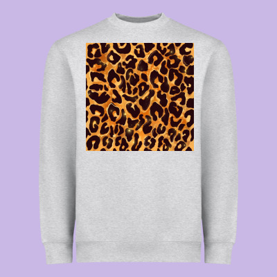 Leopard Seamless Pattern Bbs Heavyweight Sweatshirt Designed By Bundleandbundleshop