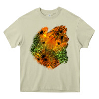 Mossy spider leopard  halloween patch Heavy Core Tee - BundleAndBundleShop