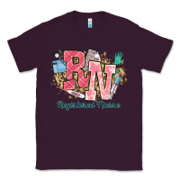 Plum rn registered nurse western Classic Tee - NancyCooperArtShop