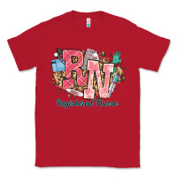Red rn registered nurse western Classic Tee - NancyCooperArtShop