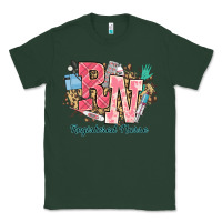 Sports Green rn registered nurse western Classic Tee - NancyCooperArtShop