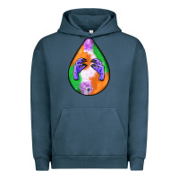 Pigment Midnight Navy halloween hands teardrop Urban Hoodie - BundleAndBundleShop