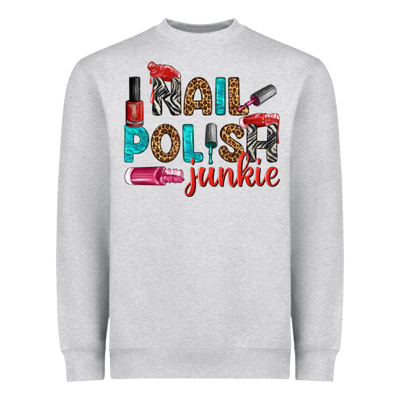 Nail Polish Junkie Bbs Heavyweight Sweatshirt by BundleAndBundleShop | Teevron