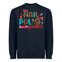 Navy nail polish junkie bbs Heavyweight Sweatshirt - BundleAndBundleShop