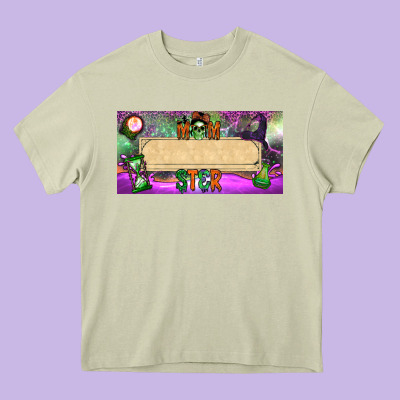 Custom Name Momster License Plate Template Heavy Core Tee Designed By Bundleandbundleshop