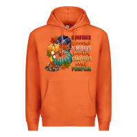 Carrot bonfires flannels smores campfires and pu Premium Hoodie - CowGirlArtShop