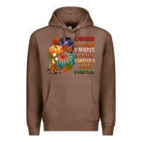 Chestnut bonfires flannels smores campfires and pu Premium Hoodie - CowGirlArtShop