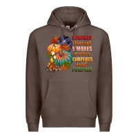 Coffee bonfires flannels smores campfires and pu Premium Hoodie - CowGirlArtShop