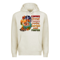 Oatmeal Heather bonfires flannels smores campfires and pu Premium Hoodie - CowGirlArtShop