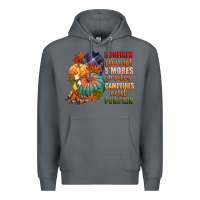 Rock bonfires flannels smores campfires and pu Premium Hoodie - CowGirlArtShop