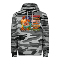 Slate Camo bonfires flannels smores campfires and pu Premium Hoodie - CowGirlArtShop