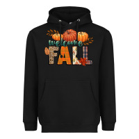 Black welcome fall Heavyweight Hoodie - CowGirlArtShop