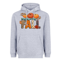Heather Grey welcome fall Heavyweight Hoodie - CowGirlArtShop