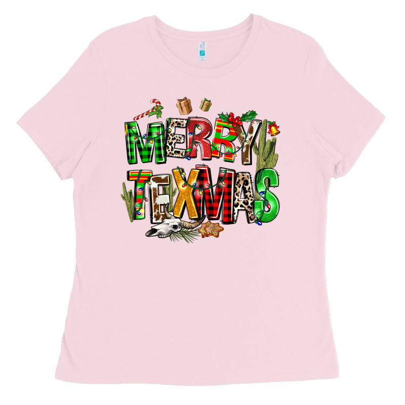 Christmas Texas Western Ladies Tee by AdoDesignShop | Teevron