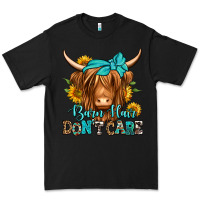 Black barn hair don't care long haired cow Premium Tee - Jasminsmagicworld