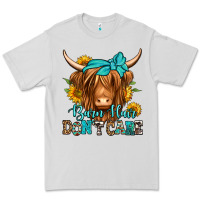 Dove Grey barn hair don't care long haired cow Premium Tee - Jasminsmagicworld