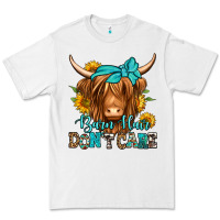 White barn hair don't care long haired cow Premium Tee - Jasminsmagicworld