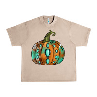 French Oak Western cowhide turquoise pumpkin Urban Heavy Tee - NancyCooperArtShop
