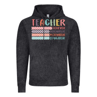 Vintage Black retro teacher Vintage Hoodie - MaliasSmallBusiness