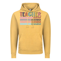 Vintage Mustard retro teacher Vintage Hoodie - MaliasSmallBusiness