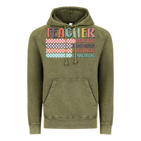 Vintage Olive retro teacher Vintage Hoodie - MaliasSmallBusiness