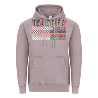 Vintage Zinc retro teacher Vintage Hoodie - MaliasSmallBusiness