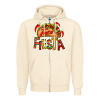 Sandshell Taco Fiesta Zipper Hoodie - texasbilliewilder