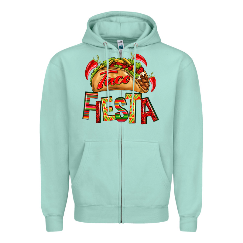 Taco Fiesta Zipper Hoodie by texasbilliewilder | Teevron