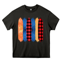 Asphalt Western Farm Life Pattern Brush Stroke Heavy Core Tee - Bettercallsaul