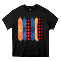 Western Farm Life Pattern Brush Stroke Heavy Core Tee | Teevron