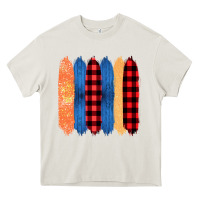 Cream Western Farm Life Pattern Brush Stroke Heavy Core Tee - Bettercallsaul