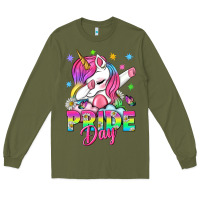 Army Green Pride Day LGBTQ Long Sleeve Tee - BundleAndBundleShop