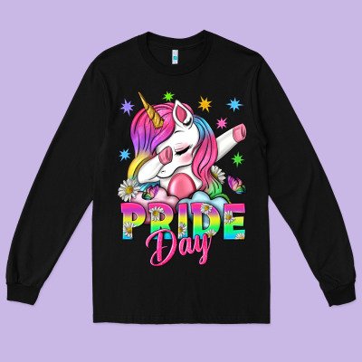 Pride Day Lgbtq Long Sleeve Tee Designed By Bundleandbundleshop